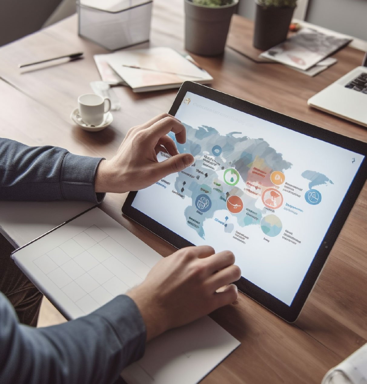 Digital Marketing Services concept design