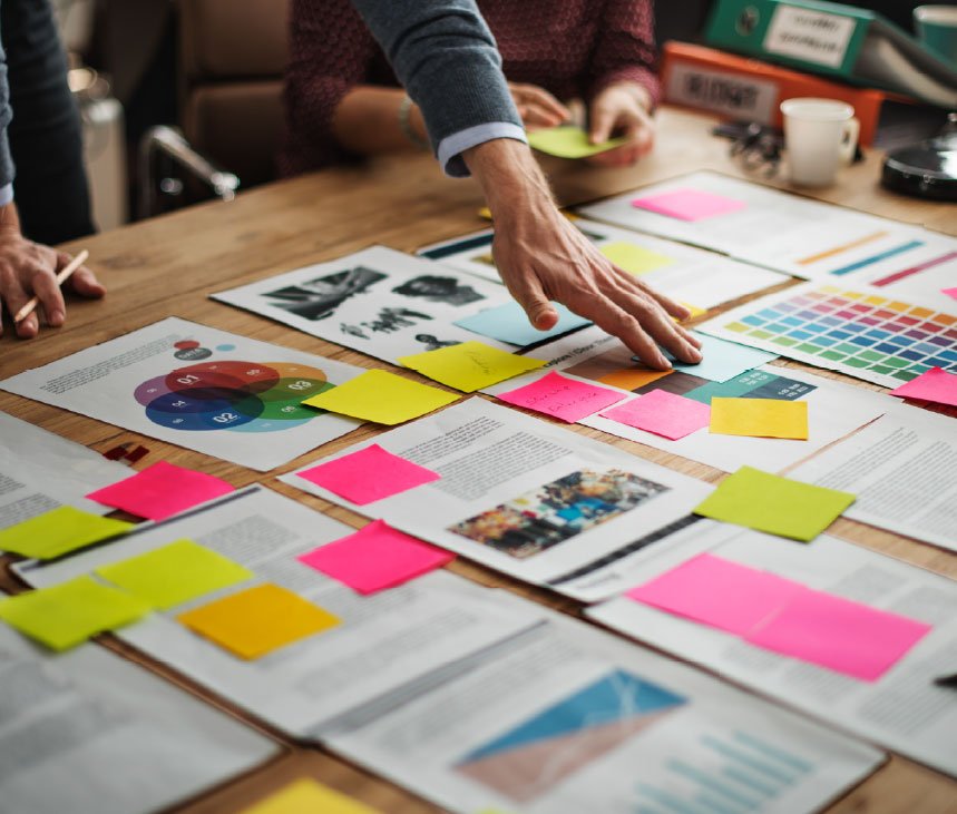 Branding & Creative Design project workflow